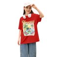 thumbnail image 1 of Hiijoy Big Girls Graphic Tee Summer Beach Short Sleeve T-Shirt for Kids, Sizes 1-13, 1 of 3