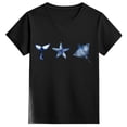 thumbnail image 1 of Hiijoy Big Girls Ocean Animal Short Sleeve T-Shirt Kids Casual Crew Neck Tee, Sizes 1-13, 1 of 2