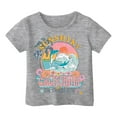 thumbnail image 1 of Hiijoy Big Girls Summer Short Sleeve T Shirt Casual Graphic Tee, Sizes 1-13, 1 of 3