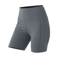 thumbnail image 1 of Hiijoy Big Girls Yoga Sports Shorts Stretch Tight Athletic Workout Shorts, Sizes 8-9Y, 1 of 2