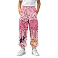thumbnail image 1 of Hiijoy Boys Casual Sweatpants Loose Ice Cream Print Pants Fall Drawstring Pockets Pants, 1 of 6