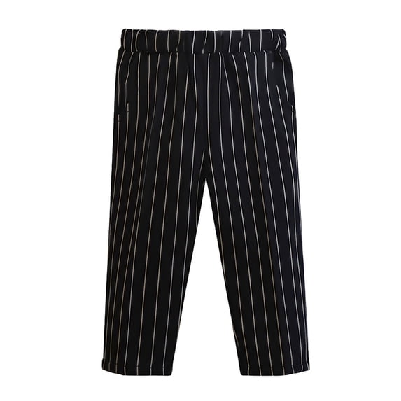 Hiijoy Boys Dress Pants Straight School Uniform Pants Kids Elastic Waist Trousers