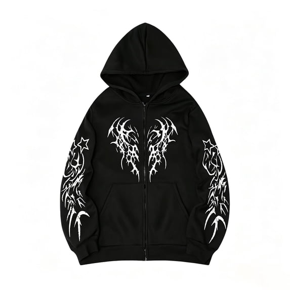 Hiijoy Boys Halloween Hoodie Graphic Full Zip Hooded Sweatshirt Kids Long Sleeve Pullover