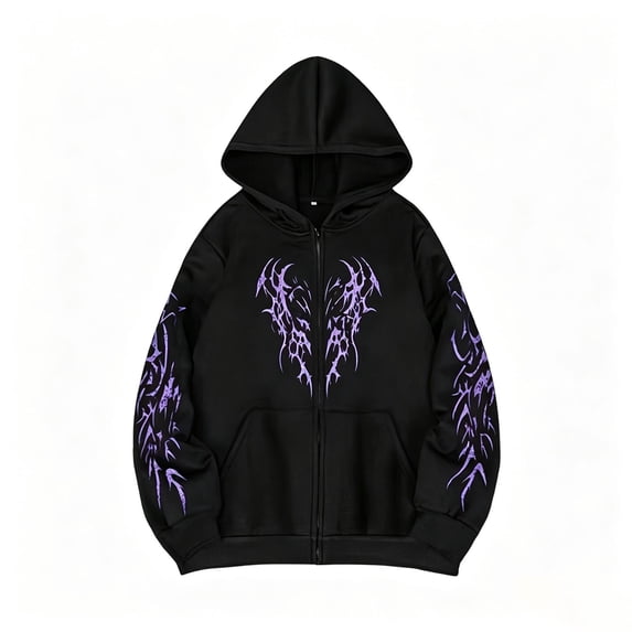 Hiijoy Boys Halloween Hoodie Graphic Full Zip Hooded Sweatshirt Kids Long Sleeve Pullover