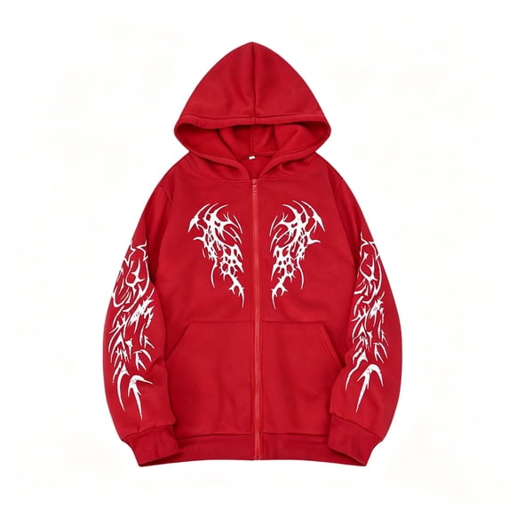 Hiijoy Boys Halloween Hoodie Graphic Full Zip Hooded Sweatshirt Kids Long Sleeve Pullover