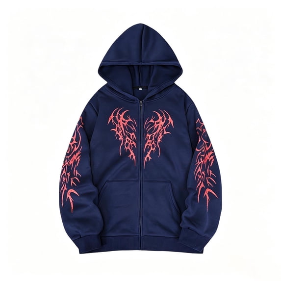 Hiijoy Boys Halloween Hoodie Graphic Full Zip Hooded Sweatshirt Kids Long Sleeve Pullover