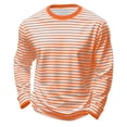 thumbnail image 1 of Hiijoy Boys Long Sleeve Striped T-Shirt Casual Crewneck Soft T Shirt for Kids, Sizes 3-14, 1 of 5