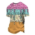 thumbnail image 1 of Hiijoy Boys Short Sleeve T Shirt Ice-Cream Print Crew Neck T-Shirt, Sizes 11-12, 1 of 5