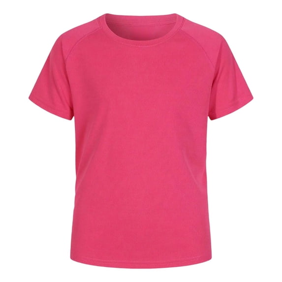 Hiijoy Boys UPF50+ Short Sleeve Rash Guard Solid Quick-Dry Swim Shirt ...
