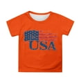 thumbnail image 1 of Hiijoy Girl's Independence Day T Shirt Americana Short Sleeve Crewneck T-Shirt, Sizes 3-13, 1 of 3