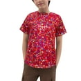 thumbnail image 1 of Hiijoy Girls Leopard Sequin Glitter T-Shirt Short Sleeve Crew Neck T Shirt Unisex Tee Top, 1 of 3