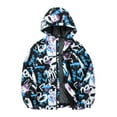thumbnail image 1 of Hiijoy Girls Lightweight Windbreaker Waterproof Hooded Rain Jacket Coat Outerwear, 1 of 3