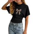 thumbnail image 1 of Hiijoy Girls Stylish Graphic Tee Summer Casual Short Sleeve Crew Neck T Shirt, Sizes 3-14, 1 of 3