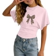 thumbnail image 1 of Hiijoy Girls Stylish Graphic Tee Summer Casual Short Sleeve Crew Neck T Shirt, Sizes 3-14, 1 of 3