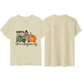 thumbnail image 1 of Hiijoy Girls Thanksgiving Tshirt Graphic Crewneck Short Sleeve T Shirt Casual Summer Tee, 1 of 1