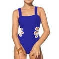thumbnail image 1 of Hiijoy Girls UPF 50+ Cutout One-Piece Swimsuit Beach Quick Dry Bathing Suit, Sizes 7-12, 1 of 4