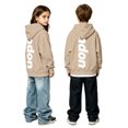thumbnail image 1 of Hiijoy Hoodie for Boys Girls Fashion Long Sleeve Sweatshirt Pullover, Khaki, Sizes 2-12, 1 of 7