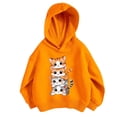 thumbnail image 1 of Hiijoy Hoodie for Girls Cute Cat Print Hooded Sweatshirt Casual Active Loose Pullover Hoody, 1 of 3