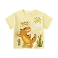 thumbnail image 1 of Hiijoy Boys T Shirt Cartoon Dinosaur Print Short Sleeve T-Shirt Summer Casual Tshirt, 1 of 8