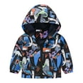 thumbnail image 1 of Hiijoy Infant Boys Windbreaker Lightweight Zipper Hooded Jacket Outerwear Windproof Coat, Sizes 12M-5T, 1 of 7