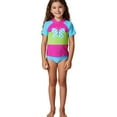 thumbnail image 1 of Hiijoy Girls 2-Piece Swimsuit Rash Guards Upf50+ Swimwear Bathing Suit, Sizes 1-6, 1 of 5