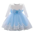 thumbnail image 1 of Hiijoy Infant Girls Lace Birthday Party Princess Dress Pageant Prom, Sizes 6-24M, 1 of 8