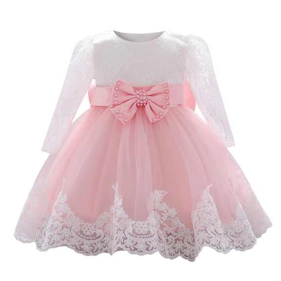 Hiijoy Infant Girls Lace Birthday Party Princess Dress Pageant Prom, Sizes 6-24M