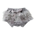 thumbnail image 1 of Hiijoy Girls Mesh Bloomers Cute Bow Tutu Skirt Cotton Pull-On Shorts for Baby, Sizes 12-24M, 1 of 3