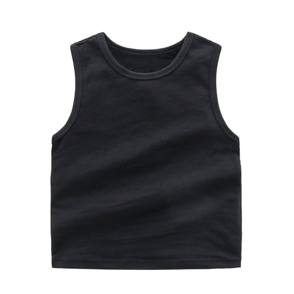 Hiijoy Girls Racerback Tank Top Soild Sleeveless Sports Dance Top, Sizes 1-7