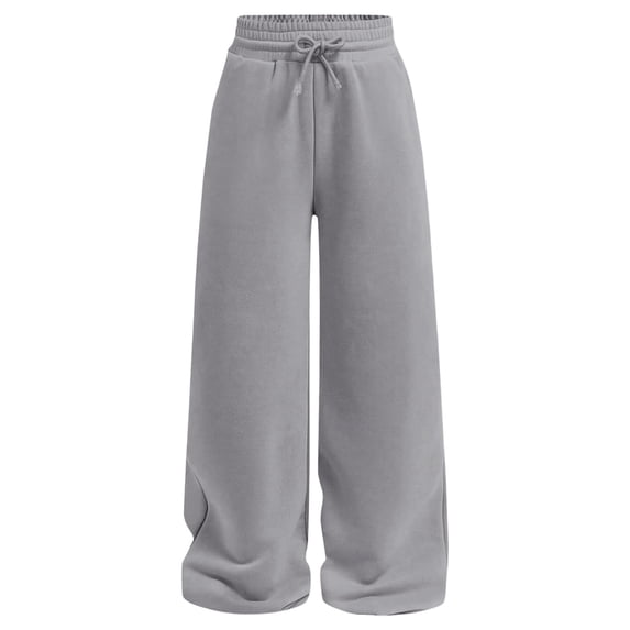 Hiijoy Kids Baggy Sweatpants Elastic Waist Drawstring Trousers Kids Wide Leg Workout Pants
