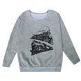 thumbnail image 1 of Hiijoy Kids Graphic Sweatshirt Boys Girls Train Print Crewneck Long Sleeved Pullover Top, 1 of 3