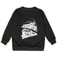 thumbnail image 1 of Hiijoy Kids Graphic Sweatshirt Boys Girls Train Print Crewneck Long Sleeved Pullover Top, 1 of 3
