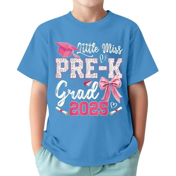 Hiijoy Kids Last Day of School T Shirt Short Sleeve Graphic Tee for Boy & Girl, Sizes 1-13