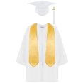 thumbnail image 1 of Hiijoy Kids Preschool Kindergarten Graduation Shawl Gown Tassel Cap Set, Sizes 6-8Y, 1 of 5