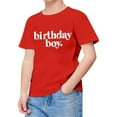 thumbnail image 1 of Hiijoy Little Boys Birthday T-Shirt Letter Print Short Sleeve Tee Summer Casual T Shirt, 1 of 3