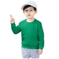 thumbnail image 1 of Hiijoy Little Boys Casual Sweatshirt Solid Color Crewneck Pullover Top Spring Dailywear, 1 of 3