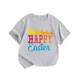 thumbnail image 1 of Hiijoy Little Boys Easter T Shirt Letter Rabbit Print Short Sleeved T-Shirt Graphic Tee, 1 of 5