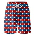 thumbnail image 1 of Hiijoy Little Boys Independence Day Beach Shorts Holiday Pull-On Board Shorts, Sizes 6-7Y, 1 of 6