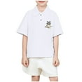 thumbnail image 1 of Hiijoy Little Boys Polo Shirt Cartoon Owl Print Short Sleeve T-Shirt Loose Casual T Shirt, 1 of 4