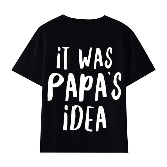 Hiijoy Little Girls T-Shirt Letter Print Short Sleeve T Shirt Loose Summer Casual Tshirt