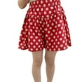 thumbnail image 1 of Hiijoy Little Girls Floral Polka Dot Shorts Lightweight Elastic Waist Shorts, Sizes 5-6Y, 1 of 5
