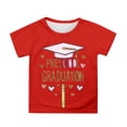 thumbnail image 1 of Hiijoy Little Girls Graduation Graphic Tee Short Sleeve Round Neck T-Shirt, Sizes 3-13, 1 of 3