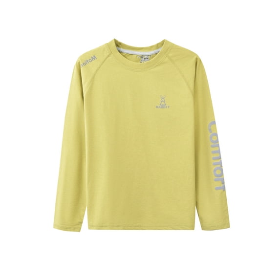 Hiijoy Little Girls Quick Drying Performance T-Shirt Long Sleeve Athletic T Shirt Kids Active Tee Shirt