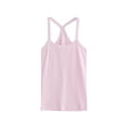 thumbnail image 1 of Hiijoy Little Girls Racerback Tank Top Summer Solid Color Casual Camisole Top, Sizes 1-10, 1 of 3