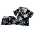 thumbnail image 1 of Hiijoy Newborn Boys Summer Beach Outfits Tropical Print Button Down Shirt & Shorts Set, Sizes 6-12M, 1 of 3