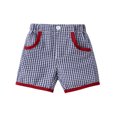 thumbnail image 1 of Hiijoy Newborn Girls Plaid Shorts Summer Casual Pull-On Shorts, Sizes 6-12M, 1 of 3