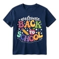 thumbnail image 1 of Hiijoy T-Shirt for Girl Back To School Letter Short Sleeve O-Neck Tees, Sizes 2-13, 1 of 3