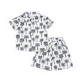 thumbnail image 1 of Hiijoy Toddler Boys 2Pcs Hawaii Outfits Summer Beach Button Down Shirt & Shorts Set, Sizes 12M-5T, 1 of 3