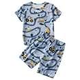 thumbnail image 1 of Hiijoy Toddler Boys Cotton Outfits Car Print Short Sleeve T-Shirt Shorts Set, Sizes 4-5T, 1 of 3