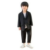 Hiijoy Toddler Boys Formal Suit Tuxedo Blazer Trousers Kids Wedding Party Outfits, Sizes 2-3T